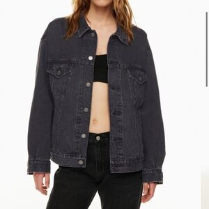 Aritzia Denim Forum Ali Jacket (XS, Black)
